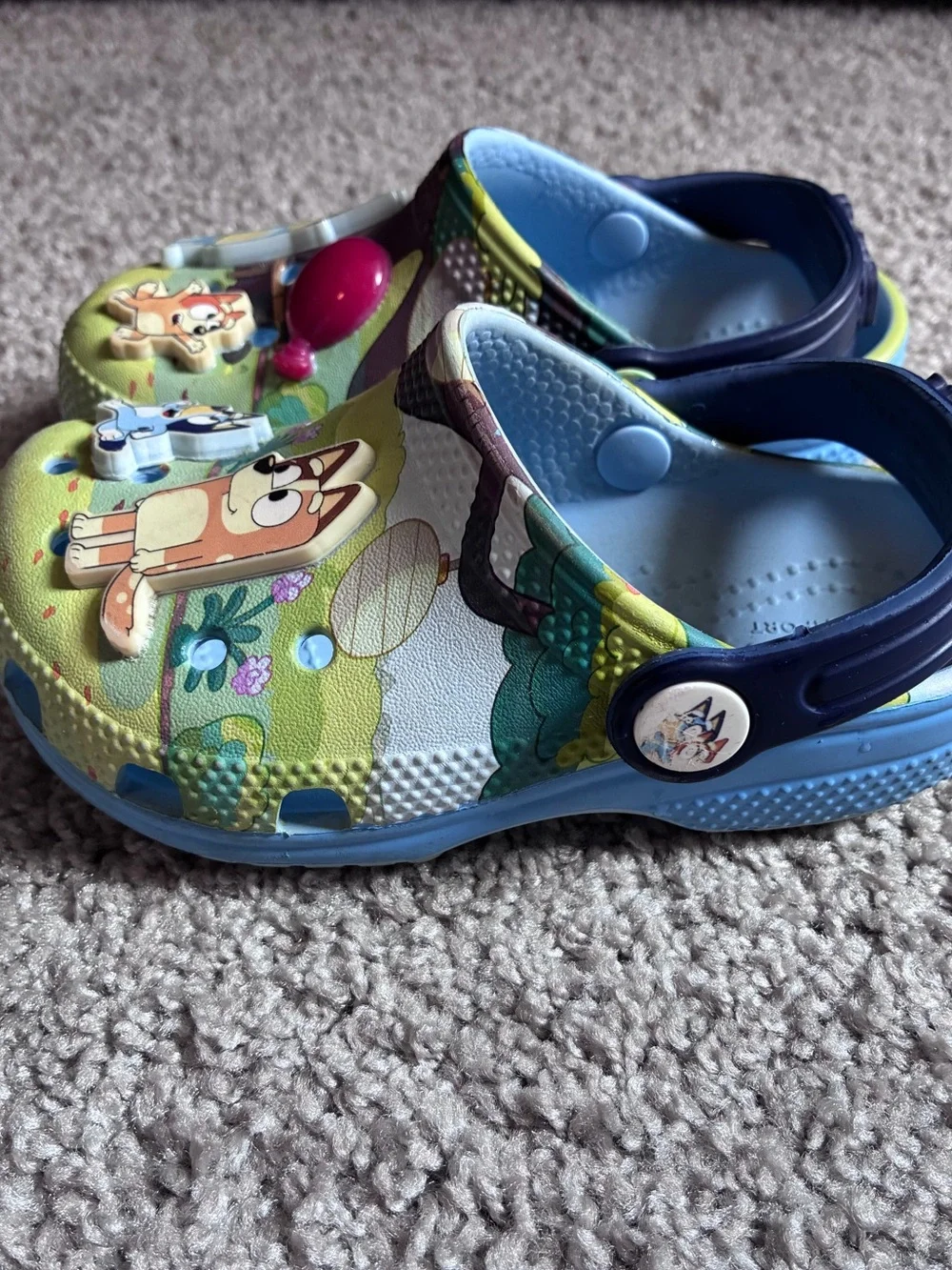 Bluey Crocs-Toddler 9